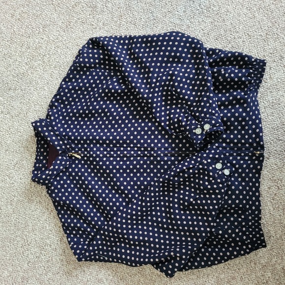 GAP Polka Dot Bomber Jacket Size M - Picture 6 of 12